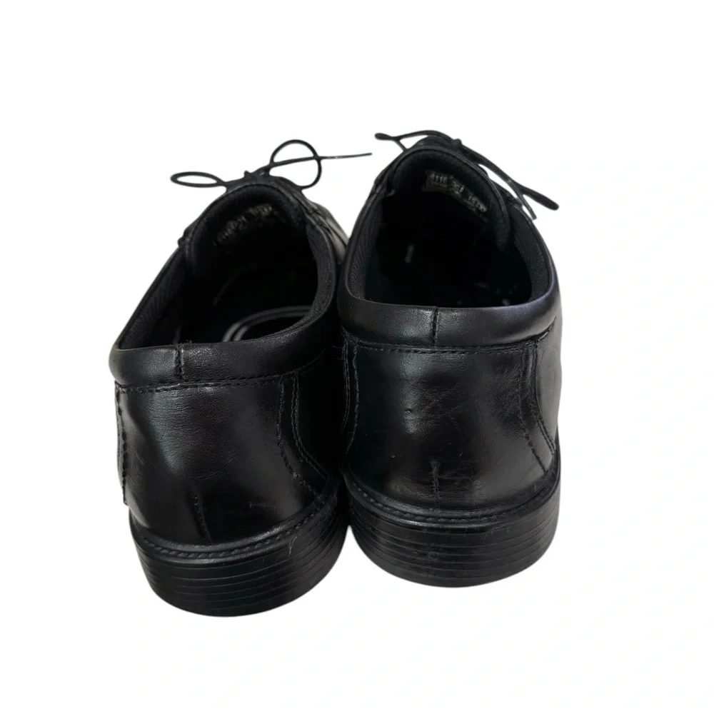 Nunn Bush Size 10.5 Men’s Comfort  Shoes Gel Leather Oxford Black Kore Slip
